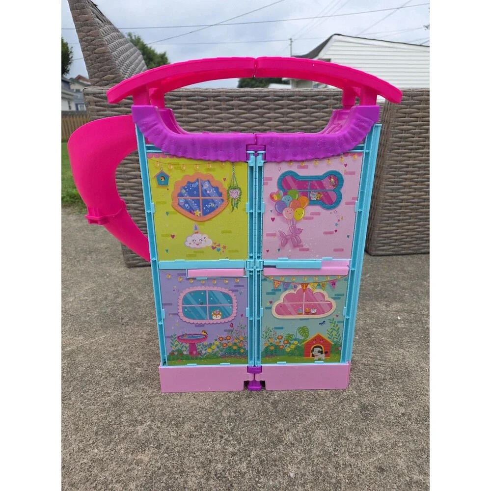 Mattel Barbie Chelsea Playhouse 3 Level Dollhouse Pink Slide Playset
